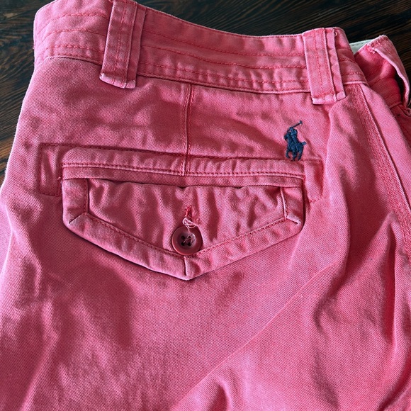 Men's Polo by Ralph Lauren Cotton Cargo Shorts Vintage Red size 40 - Picture 8 of 9